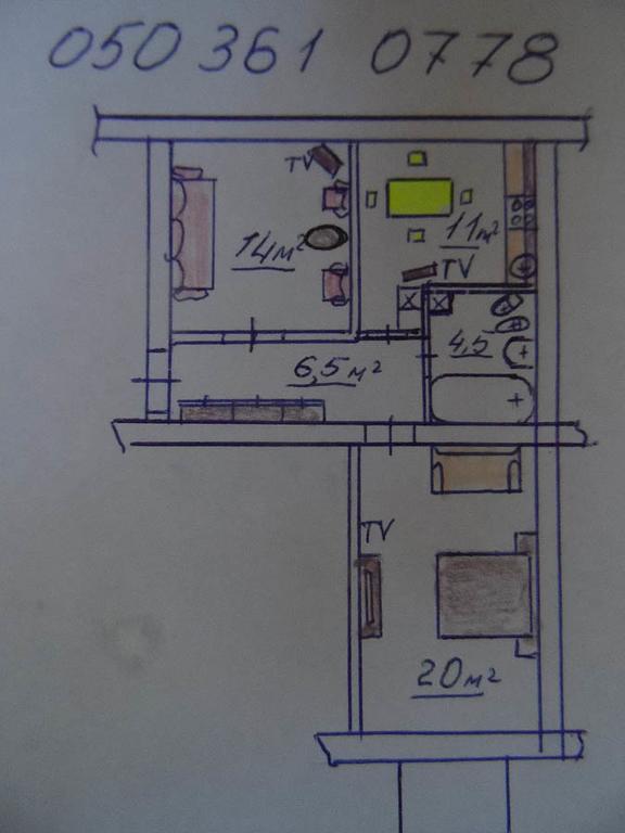 Apartment On Skorykovskyi Lane 4 Dnipro Dış mekan fotoğraf